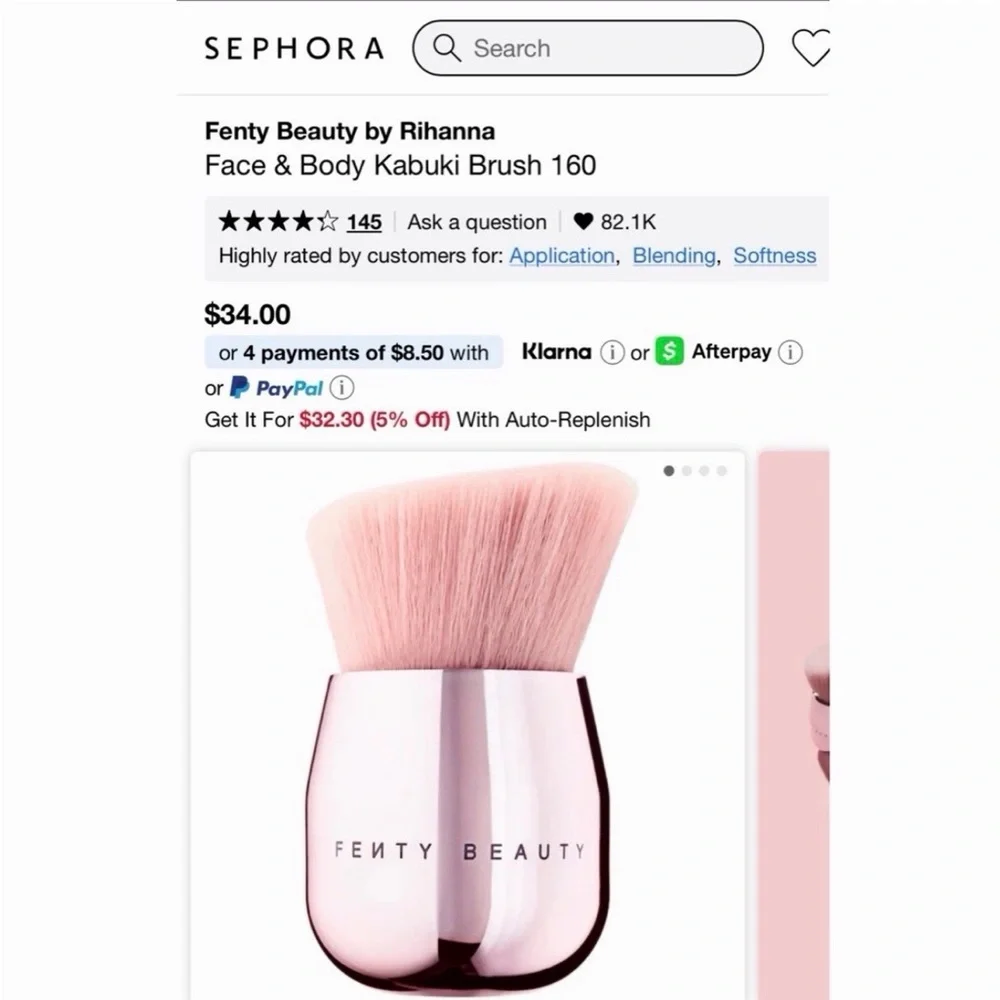 Fenty Beauty Kabuki Brush 160
